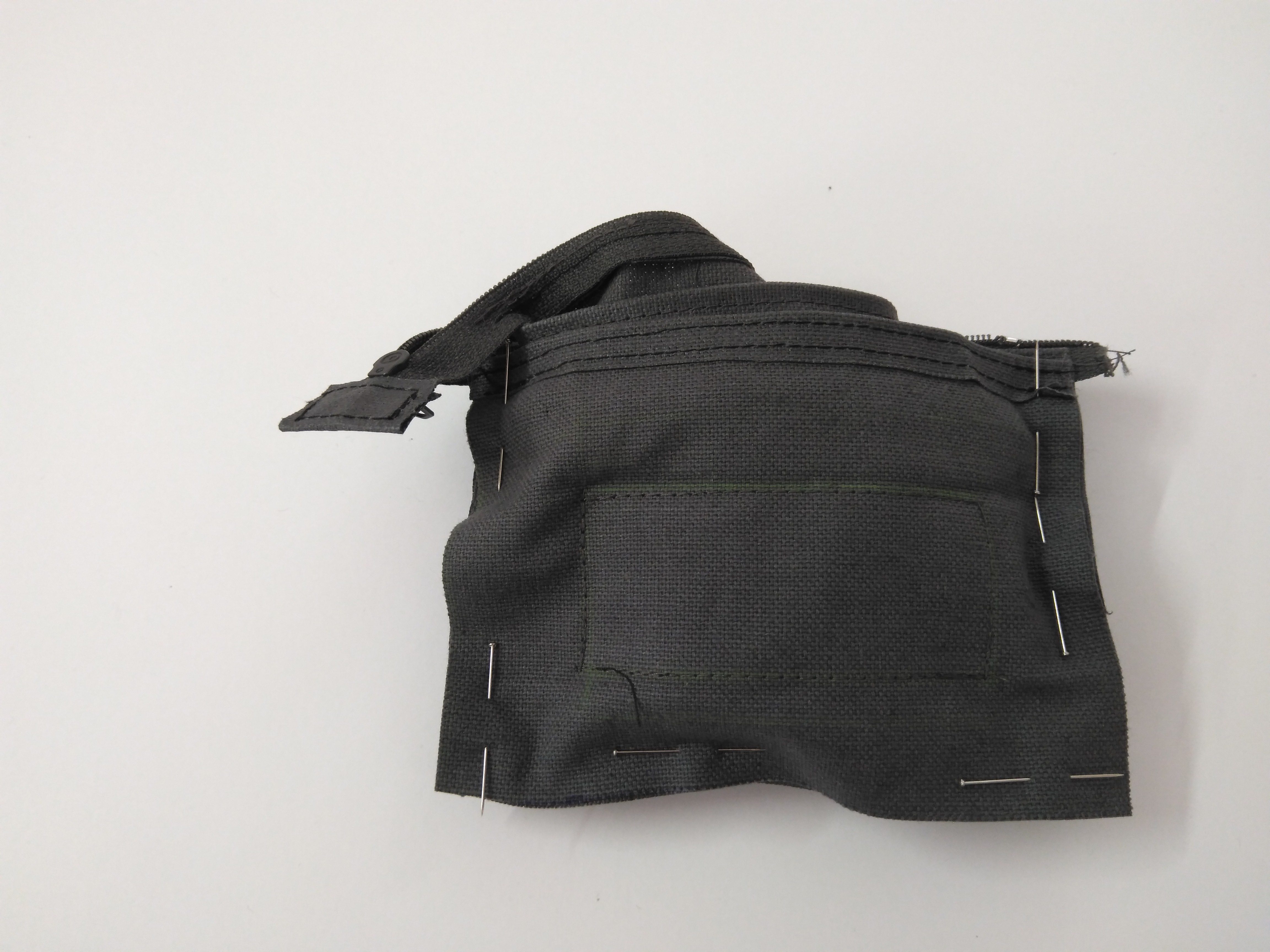 Tutorial cartera, preparando para coser a máquina